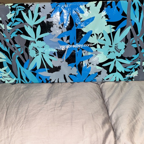 Vera Bradley Floral/Leopard Reusable Grocery tote! - Picture 5 of 6